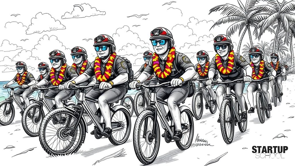 미국 자전거 순찰 서비스, 하와이로 향하는 경찰용 E-Bike