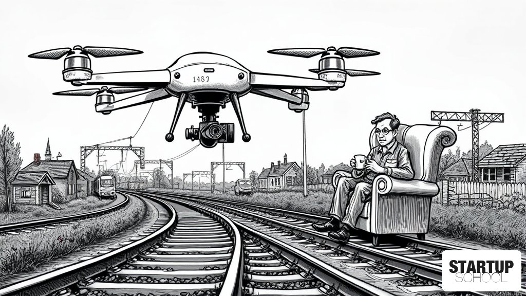 자동화된 DJI 드론이 이제 영국 철도 노선을 원격으로 감시합니다.