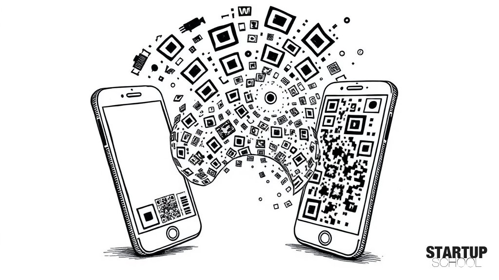 데시멘 옵티컬 트랜스퍼: 폰틴 코딩 QR 파일 전송