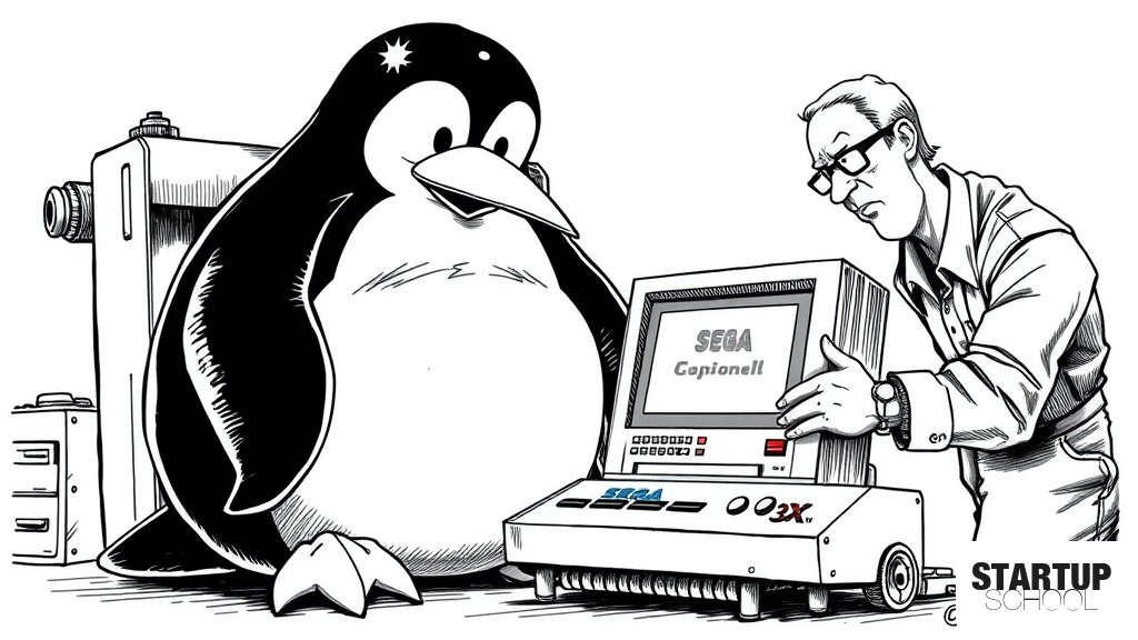 엔지니어, Linux를 세가 32X 모양 구멍에 밀어 넣다