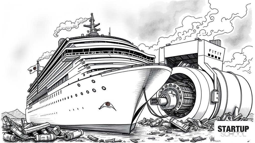 전 Nippon Maru, 해체될 듯 향해 이동 중
