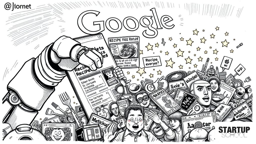 Google, AI 모드 답변 상단에 레시피 링크 표시
