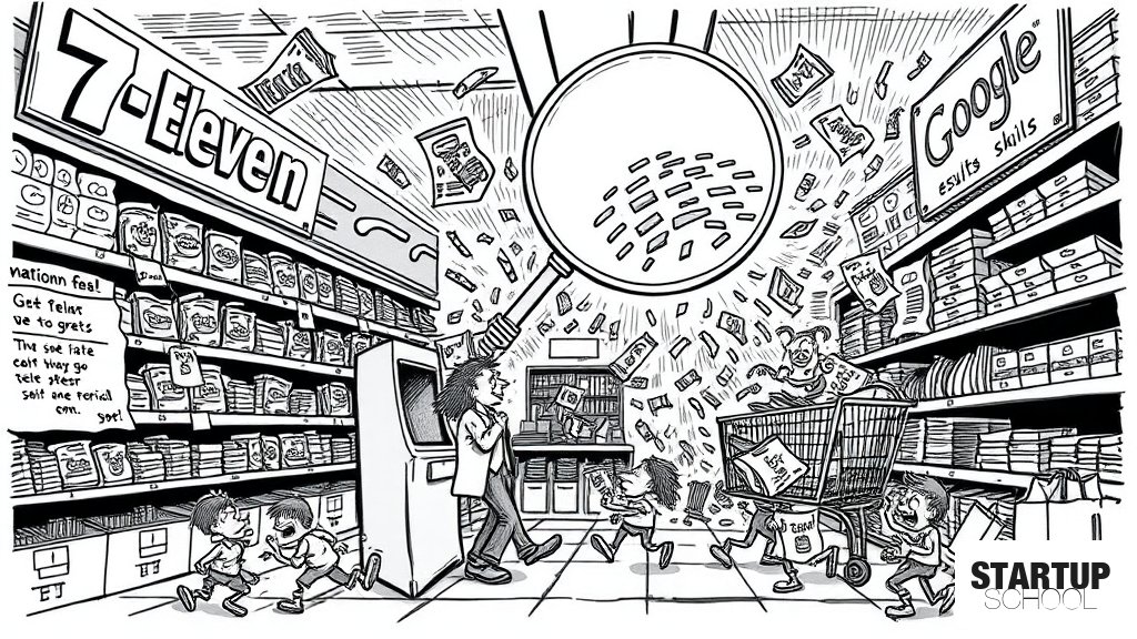 Google 검색 순위 변동성, 7-Eleven 주변에서 발생