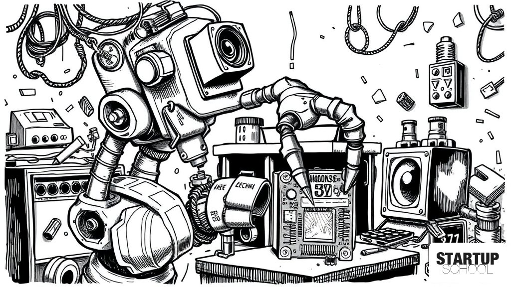 덕트 테이프, 낡은 카메라, CNC 기계를 활용해 AI 기반 하드웨어 해커 암 제작한 남성