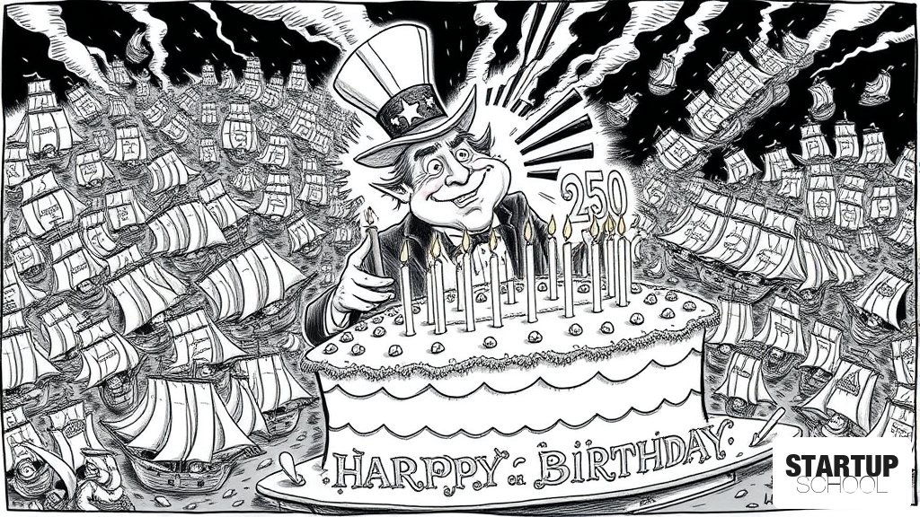 미국, 250주년 생일 축하