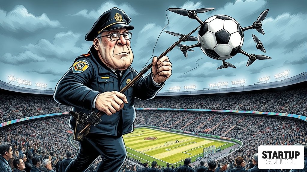 경찰, 일탈 World Cup 드론에 조용히 통제권을 잡았다