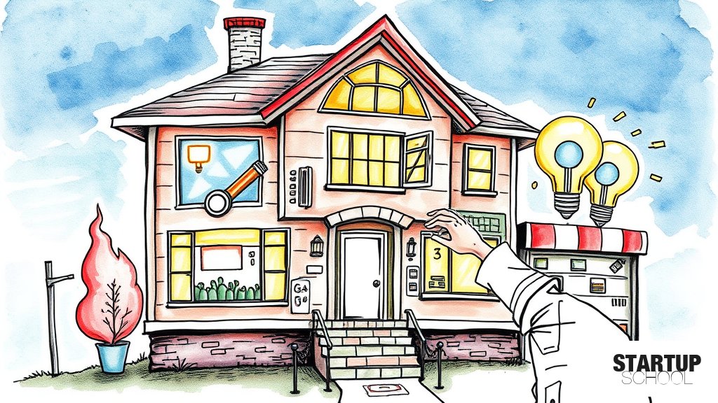 삽화가에게 제 집 그림을 부탁했어요. 이제 제 Home Assistant 대시보드가 됐죠.