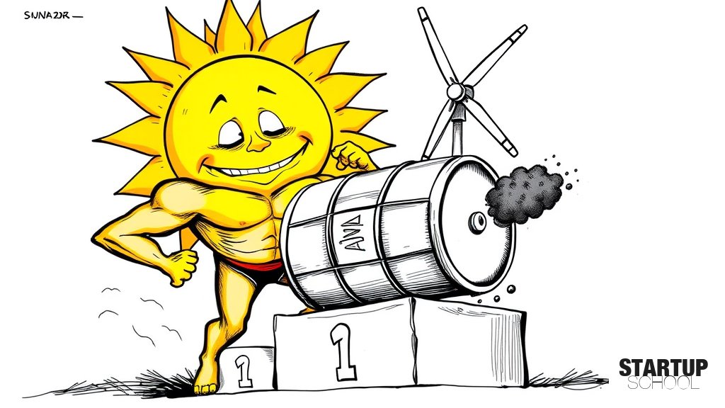 지난달, 미국 전력망에서 재생에너지가 천연가스보다 앞선 최초의 사례