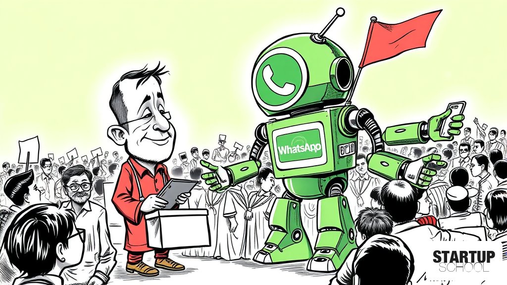 인도 소규모 사업자를 위한 WhatsApp에 비즈니스 AI 도입