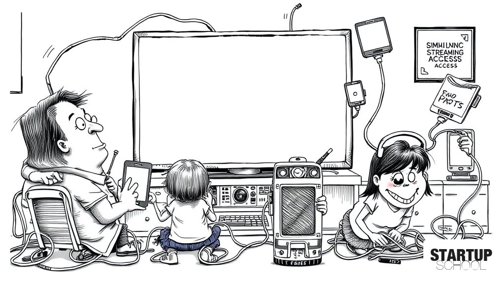 IPTV, 여러 기기 동시 접속 지원
