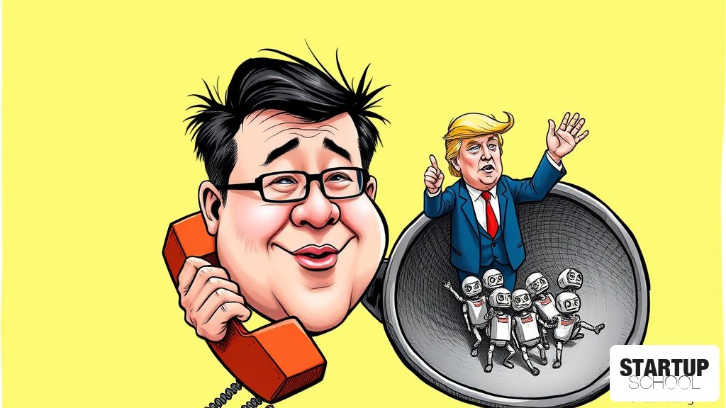 젠슨 황, 트럼프에게 스피커폰으로 연결해 로봇이 세상을 지배하지 않을 것이라고 발표
