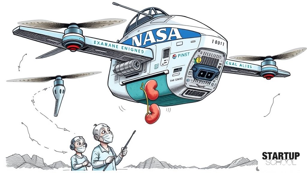 NASA, UNOS, LifeNet이 성공적으로 장기 운송 드론 비비엘오에스(BVLOS) 시험 비행 완료
