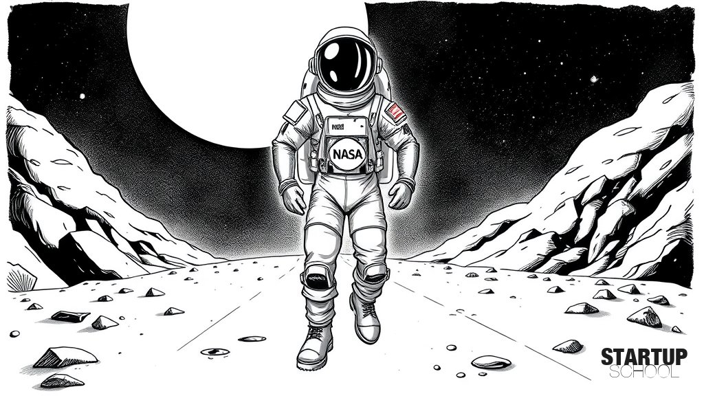 NASA, AI, API, GPU 등 기술 용어는 그대로 두고 프라다 롱 존을 달에 착용한다