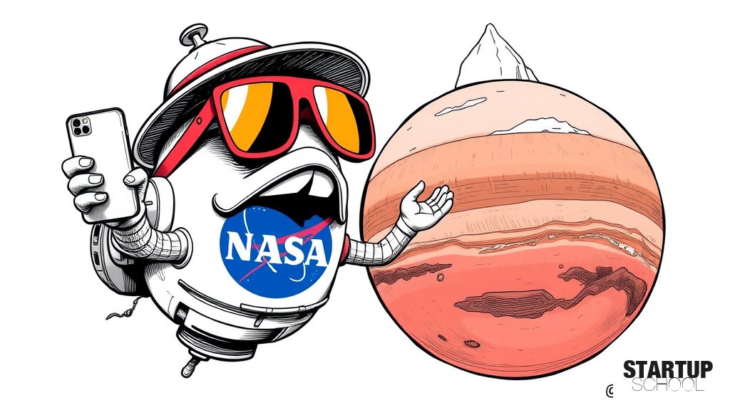 NASA 프시케가 화성 찍었더니…초승달부터 남극 얼음까지 한눈에 [여기는 화성]