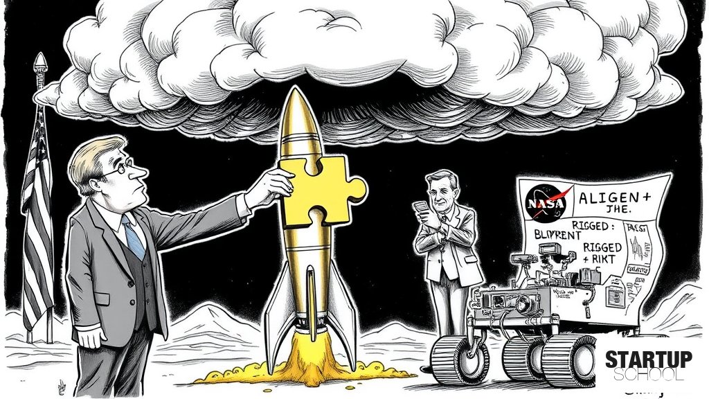 한 대의 Mars 탐사선, 두 명의 상원 의원, 그리고 의문점의 구름
