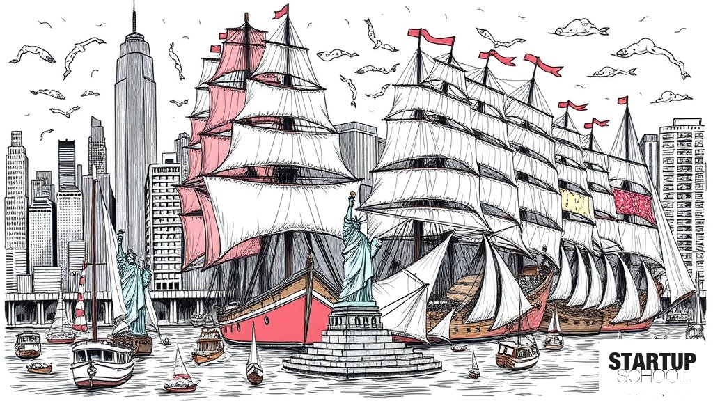 Sail4th 250: 뉴욕의 범선 축제에서 바라본 풍경