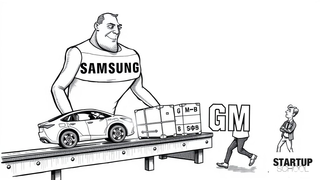삼성, GM의 35억 달러 배터리 합작 투자 지분 인수