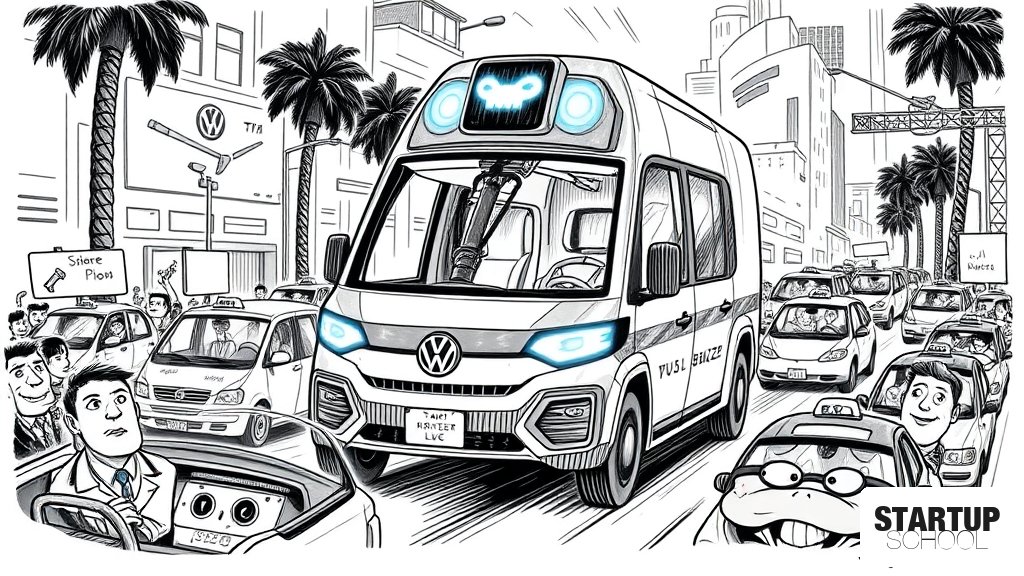 자율주행 Volkswagen ID. Buzz 차량, Uber LA 합류