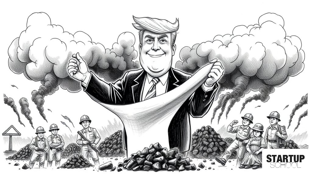 석탄 산업, 트럼프에게 위시리스트를 전달했다. 그는 항목들을 하나씩 지워나가고 있다.