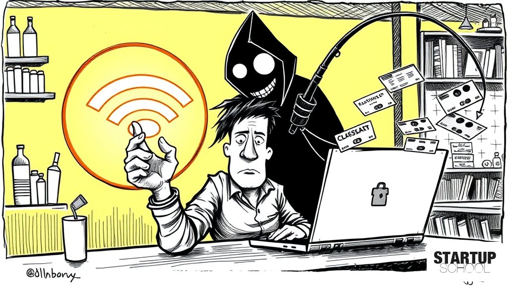 공공 와이파이 네트워크의 숨겨진 위험