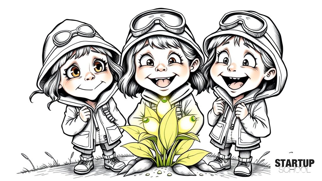 킨세일 세 소녀, 굳이 주머니에 넣을 만한 완두콩 식물 발견 (2016)