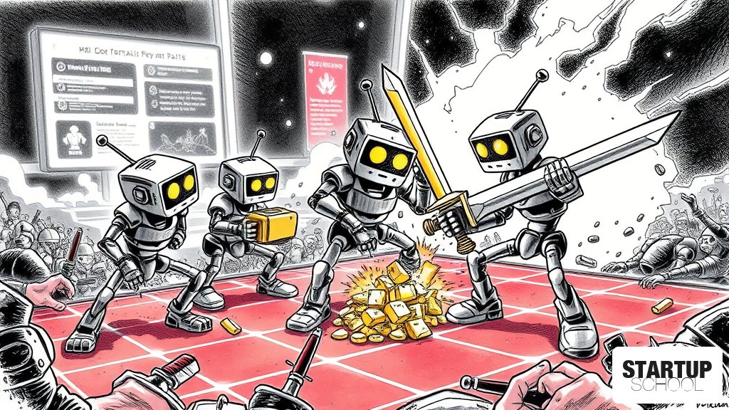 TinyAIArena - AI 모델 네 개가 싸우는 배틀로얄 관전하기