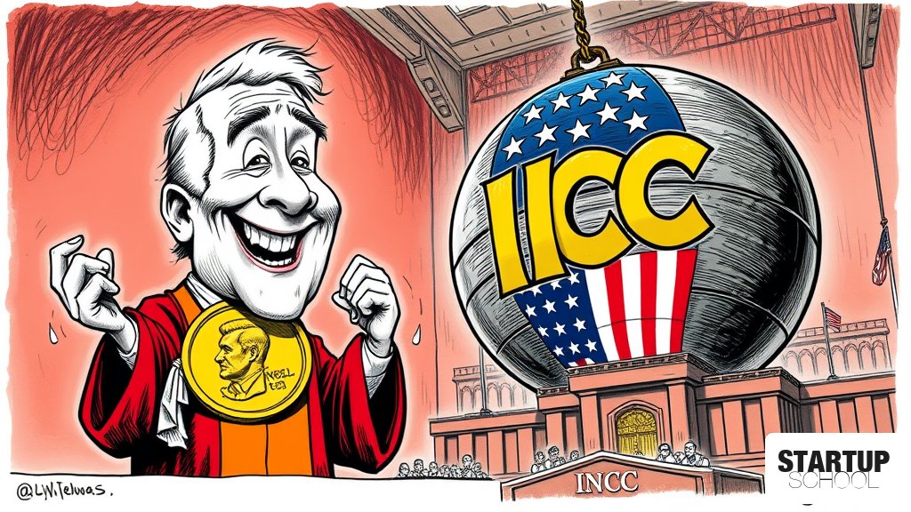 미국, 전직 ICC 판사의 노벨평화상 수상 몇 시간 뒤 ICC 제재
