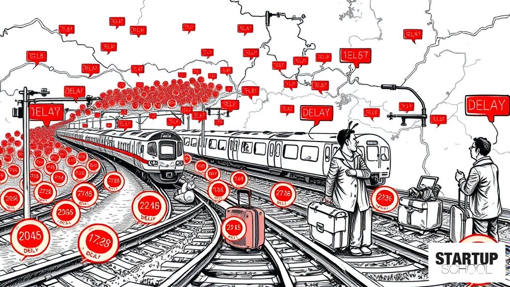 영국 철도망 실시간 지도