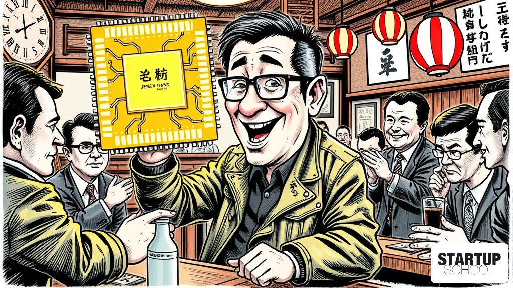 젠슨 황, 일본서도 만찬 소통...이번엔 '단팥빵·모츠나베'가 주인공